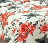 KREPOVÉ bavlnené obliečky RENA VINTAGE ROSES sada na dve postele 140x200 cm