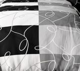 Krepové bavlnené obliečky Homa PURA GREY 2-dielna sada 140x200 cm