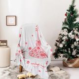 Mikroplyšová deka Homa Christmas Deco 150x200 cm