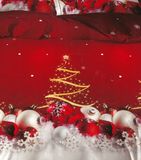 Obliečky Homa PAULA Christmas Day 3-dielna sada 140x200 cm