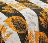 Krepové bavlnené obliečky RENA GOLDEN LEAFS 2-dielna sada 140x200 cm