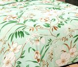 Krepové bavlnené obliečky Homa RENA GREEN GARDEN 2-dielna sada 140x200 cm