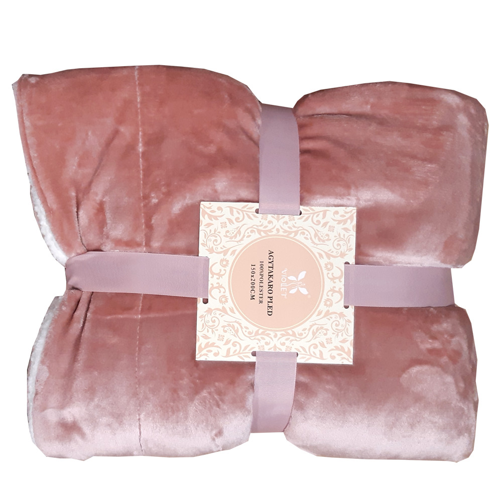 Homa hrejivá luxusná barančeková deka ružová 150x200 cm Homa hrejivá luxusná barančeková deka ružová 150x200 cm - 150 x 200cm - Ružová