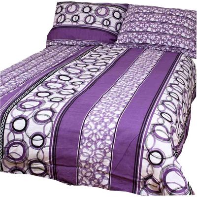 BIBIANA fialová - bavlnené obliečky 140x200cm