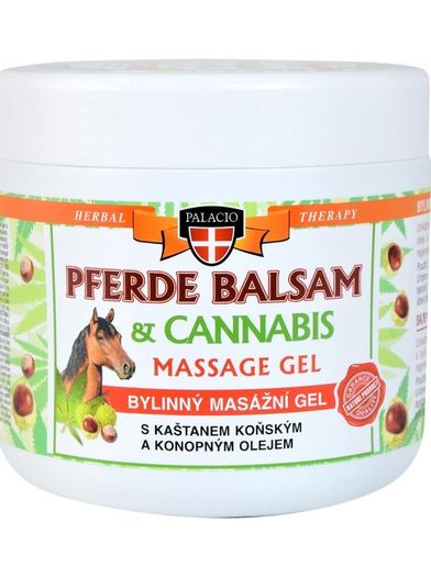 Pferde balsam Kaštan konský s Cannabis 500ml